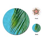 Tropical Palm Playing Cards Single Design (Round) Front