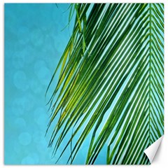 Tropical Palm Canvas 16  X 16  by TheLazyPineapple