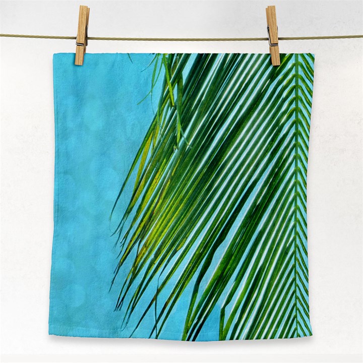 Tropical Palm Face Towel