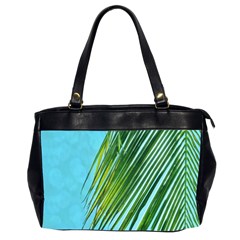 Tropical Palm Oversize Office Handbag (2 Sides) by TheLazyPineapple