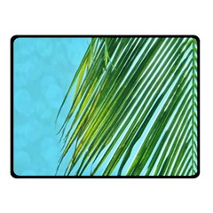 Tropical Palm Fleece Blanket (small) by TheLazyPineapple