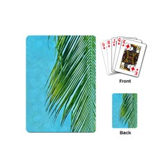 Tropical Palm Playing Cards Single Design (mini) by TheLazyPineapple