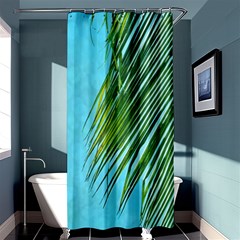 Tropical Palm Shower Curtain 36  X 72  (stall)  by TheLazyPineapple