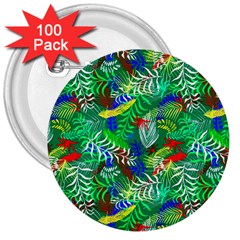 Flowers 50 1 3  Buttons (100 Pack)  by ArtworkByPatrick