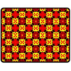 Rby-c-4-9 Double Sided Fleece Blanket (medium)  by ArtworkByPatrick