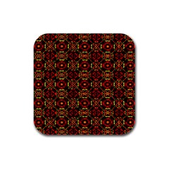 Rby-c-5-1 Rubber Square Coaster (4 Pack) 