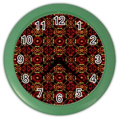 Rby-c-5-1 Color Wall Clock by ArtworkByPatrick