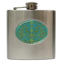 Sun In  The Soft Rainfall Nature Is Blooming Hip Flask (6 Oz) by pepitasart