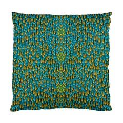 Sun In  The Soft Rainfall Nature Is Blooming Standard Cushion Case (one Side) by pepitasart