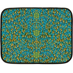 Sun In  The Soft Rainfall Nature Is Blooming Fleece Blanket (mini) by pepitasart