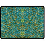 Sun In  The Soft Rainfall Nature Is Blooming Double Sided Fleece Blanket (Large)  80 x60  Blanket Front