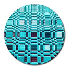 469823231 Glitch37 Round Mousepads by ScottFreeArt