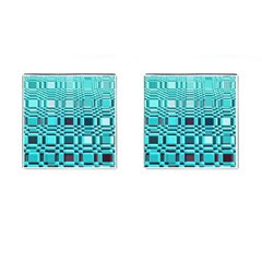 469823231 Glitch37 Cufflinks (square) by ScottFreeArt