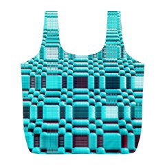 469823231 Glitch37 Full Print Recycle Bag (l) by ScottFreeArt