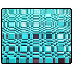 469823231 Glitch37 Fleece Blanket (medium)  by ScottFreeArt