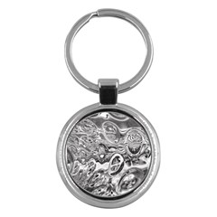 Pebbels In The Pond Key Chain (round)