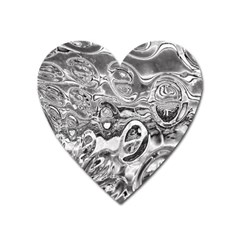 Pebbels In The Pond Heart Magnet by ScottFreeArt