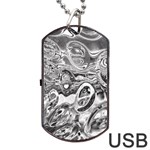 Pebbels in the Pond Dog Tag USB Flash (One Side) Front