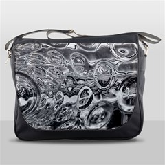 Pebbels In The Pond Messenger Bag by ScottFreeArt