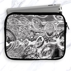 Pebbels In The Pond Apple Ipad 2/3/4 Zipper Cases by ScottFreeArt