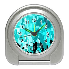 469823231 Glitch48 Travel Alarm Clock by ScottFreeArt