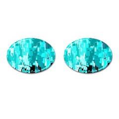 469823231 Glitch48 Cufflinks (oval) by ScottFreeArt