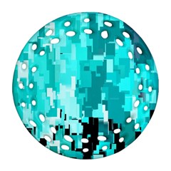 469823231 Glitch48 Ornament (round Filigree) by ScottFreeArt