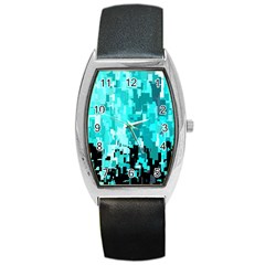 469823231 Glitch48 Barrel Style Metal Watch