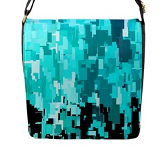 469823231 Glitch48 Flap Closure Messenger Bag (l) by ScottFreeArt