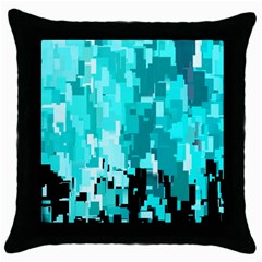 469823231 Glitch48 Throw Pillow Case (black) by ScottFreeArt