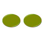 Generated Glitch20 Cufflinks (Oval) Front(Pair)