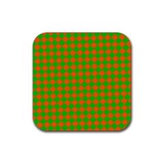 Generated Glitch20 Rubber Coaster (square)  by ScottFreeArt