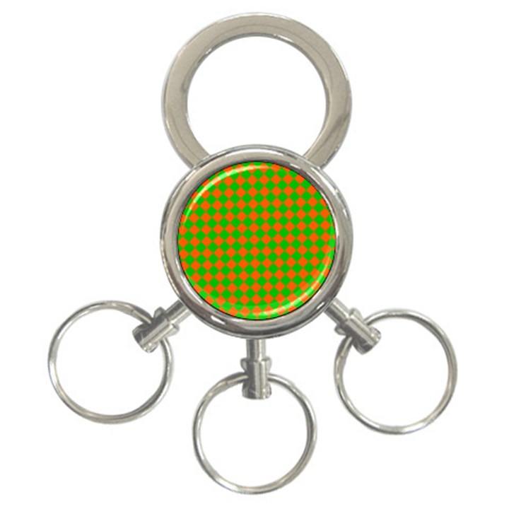 Generated Glitch20 3-Ring Key Chain