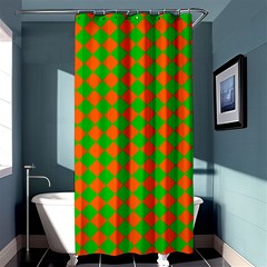 Generated Glitch20 Shower Curtain 36  X 72  (stall)  by ScottFreeArt