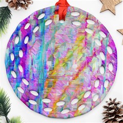 Screenshot 20200111 165940 Glitch6 Round Filigree Ornament (two Sides) by ScottFreeArt