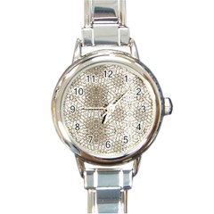 17 Square Triangle Oveerlaye Title X24 Image3a95253 Mirror Round Italian Charm Watch by ScottFreeArt