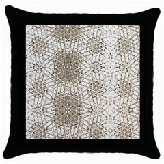 17 Square Triangle Oveerlaye Title X24 Image3a95253 Mirror Throw Pillow Case (black) by ScottFreeArt