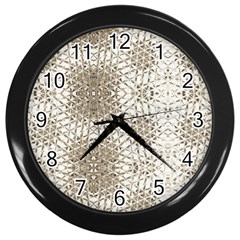 17 Square Triangle Oveerlaye Title X24 Image3a95253 Mirror Wall Clock (black) by ScottFreeArt