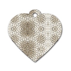 17 Square Triangle Oveerlaye Title X24 Image3a95253 Mirror Dog Tag Heart (one Side) by ScottFreeArt