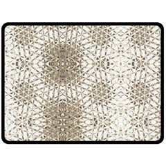 17 Square Triangle Oveerlaye Title X24 Image3a95253 Mirror Fleece Blanket (large)  by ScottFreeArt