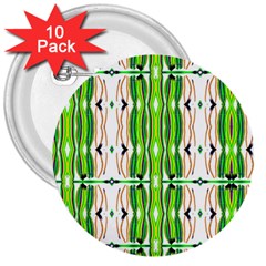 Cocoon Print 3  Buttons (10 Pack)  by ScottFreeArt