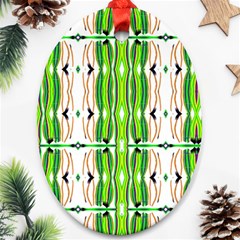 Cocoon Print Ornament (oval)