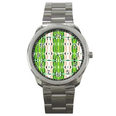 Cocoon Print Sport Metal Watch by ScottFreeArt