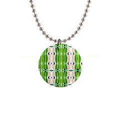 Cocoon Print 1  Button Necklace by ScottFreeArt