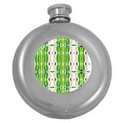 Cocoon Print Round Hip Flask (5 Oz) by ScottFreeArt