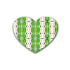 Cocoon Print Heart Coaster (4 Pack)  by ScottFreeArt