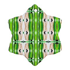 Cocoon Print Snowflake Ornament (two Sides)