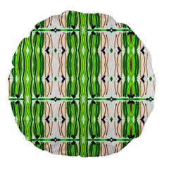 Cocoon Print Large 18  Premium Flano Round Cushions