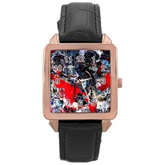 Multiple Desires 1 1 Rose Gold Leather Watch  by bestdesignintheworld