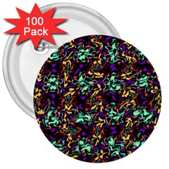 Abstract-r-9 3  Buttons (100 Pack)  by ArtworkByPatrick